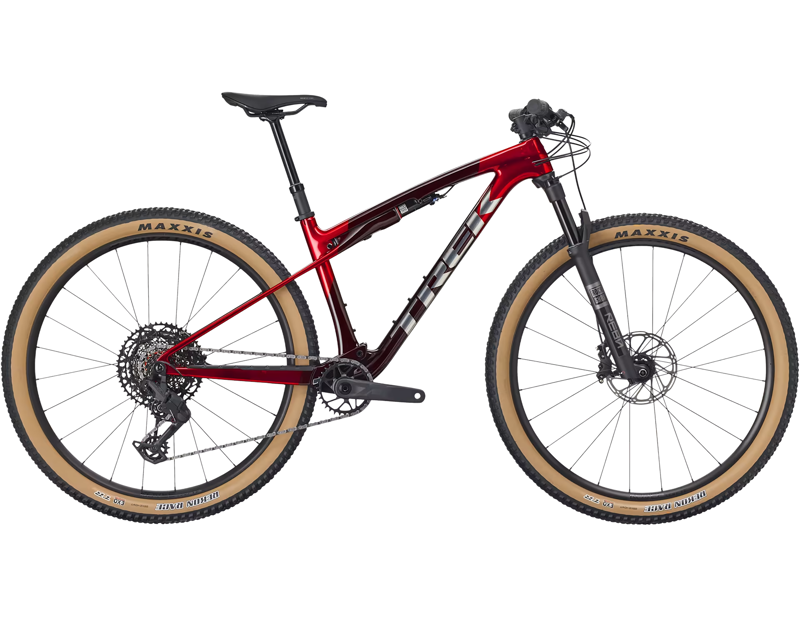 Trek Supercaliber SL 9.6 Gen 2 Full Suspension Mountain Bike 2026 in Fury Red/Carbon Red Smoke