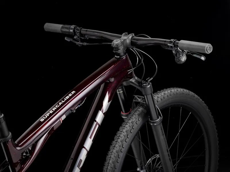 Trek Supercaliber SL 9.7 GX AXS Gen 2 Full Suspension Mountain Bike 2025 in Red Carbon Smoke-2