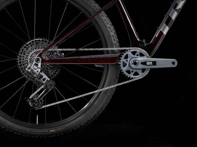 Trek Supercaliber SL 9.7 GX AXS Gen 2 Full Suspension Mountain Bike 2025 in Red Carbon Smoke-5