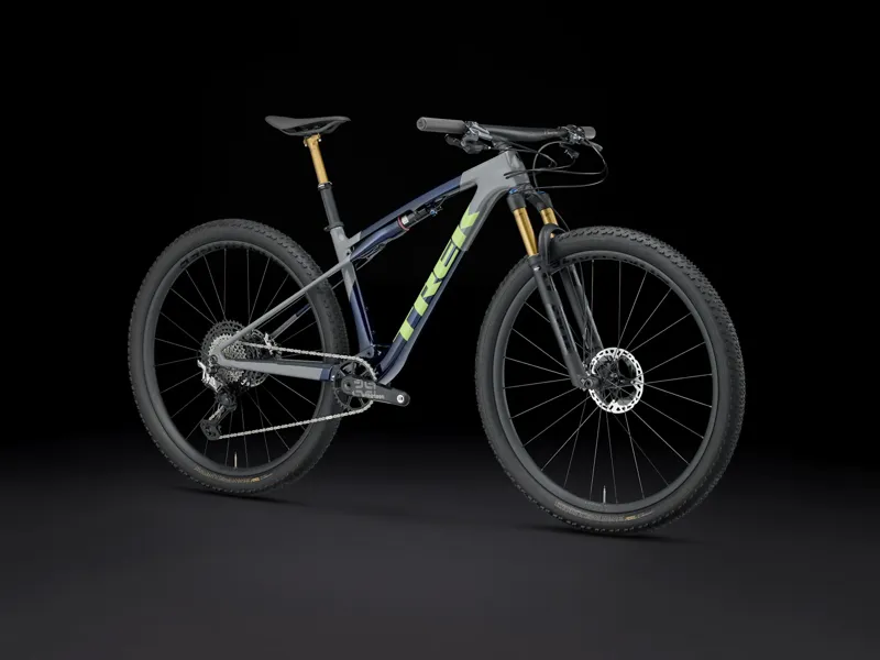 Supercaliber SLR 9.9 XTR Gen 2 Full Suspension Mountain Bike 2025 in Carbon Smoke Blue/Slate/Green-1