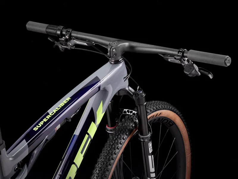 Trek Supercaliber SLR 9.9 XX AXS Gen 2 Full Suspension Mountain Bike 2025 in Carbon Smoke Blue/Slate/Gree-2