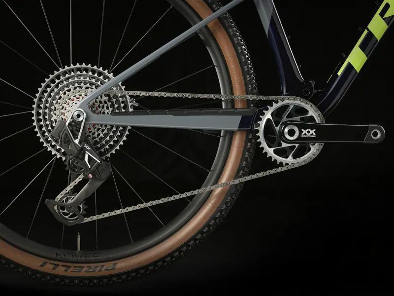 Trek Supercaliber SLR 9.9 XX AXS Gen 2 Full Suspension Mountain Bike 2025 in Carbon Smoke Blue/Slate/Gree-5