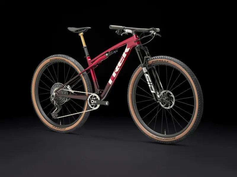 Trek Supercaliber SLR 9.9 XX AXS Gen 2 Full Suspension Mountain Bike 2025 in Red Smoke Drizzle-1
