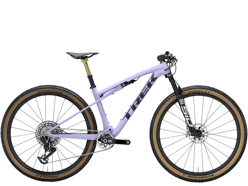 Trek Supercaliber SLR 9.9 XX AXS Gen 2 Full Suspension Mountain Bike 2025 in Lavender Haze