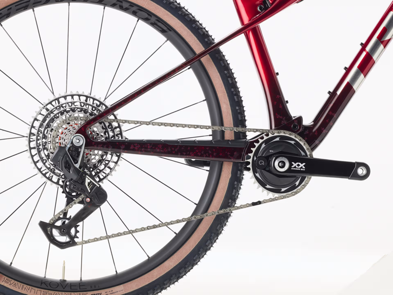 Trek Supercaliber SLR 9.9 XX AXS Flight Attendant Gen 2 2026 in Red Smoke/Drizzle-3