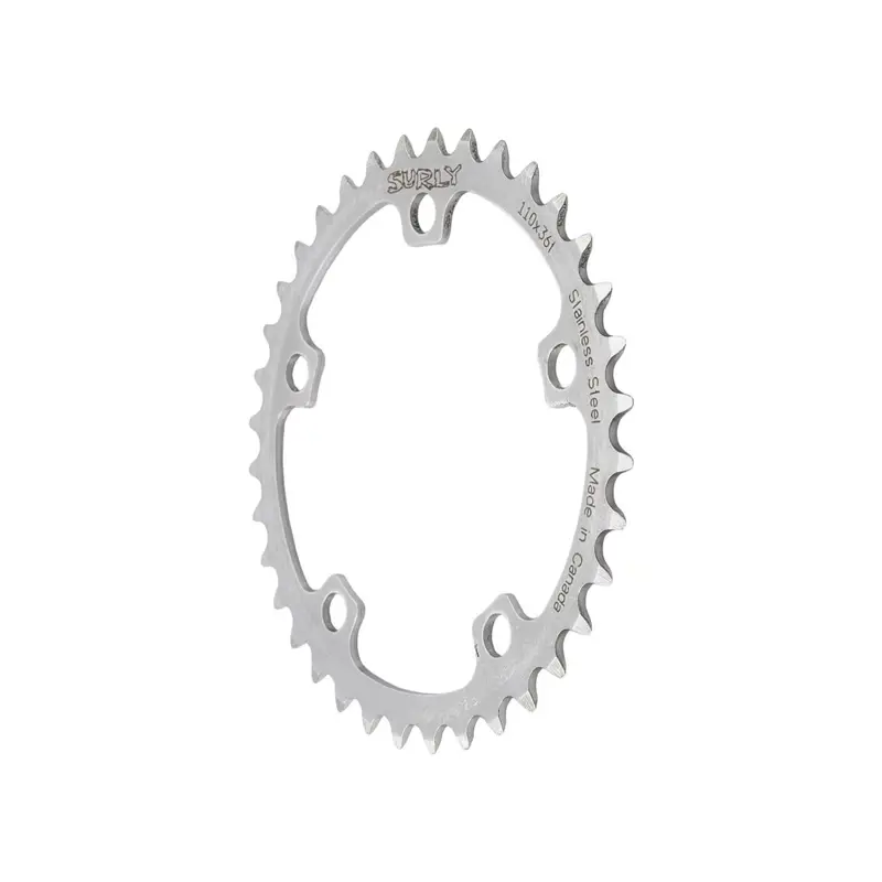 Balfes Bikes Surly Stainless Rings 5 Arm 34T 110BCD in Silver | Free postage over £30, £10 off first order, price match & 0% finance.