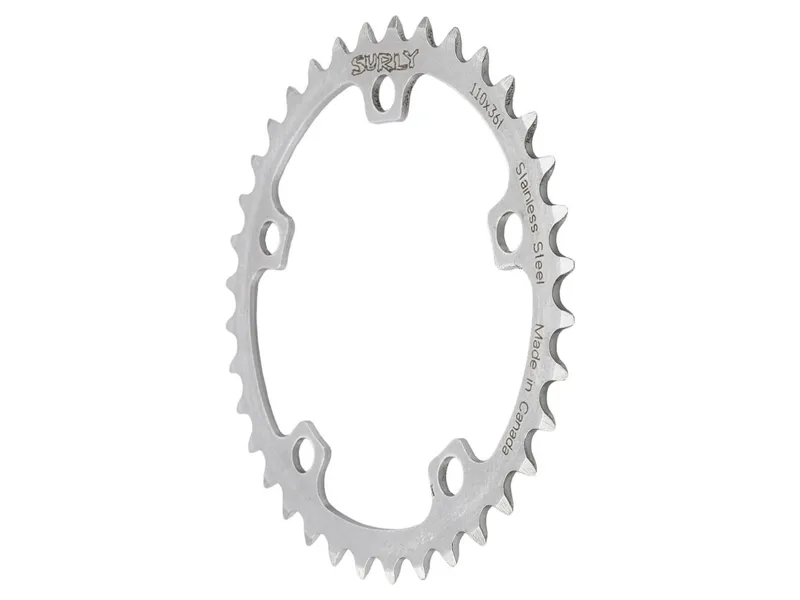 Surly Stainless Rings 5 Arm 48T 110BCD in Silver