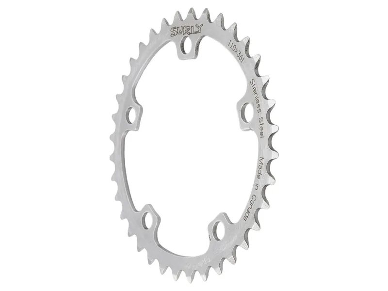 Surly Stainless Rings 5 Arm 130BCD 40T in Silver