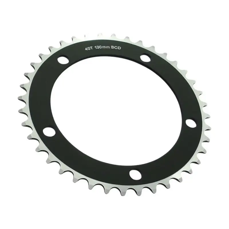 Balfes Bikes Systemex Track Chainring 42t in Black Silver | Free postage over £30, £10 off first order, price match & 0% finance.