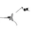 Hope Tech 4 V4 No Rotor Braided Left Hand Brake in Silver/Black