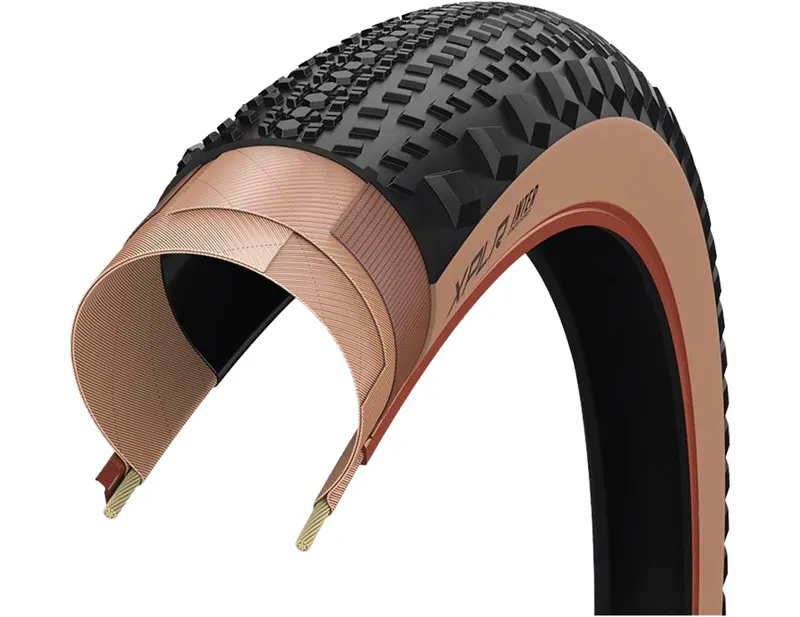 Goodyear For Zipp XPLR Inter Tubeless Ready Folding Gravel Tyre 700x45c in Tan