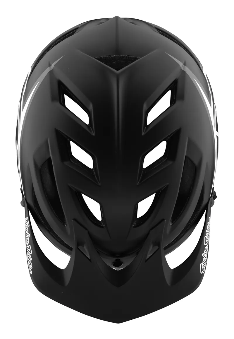 Troy Lee Designs A1 Classic MIPS Helmet in Black and White-3