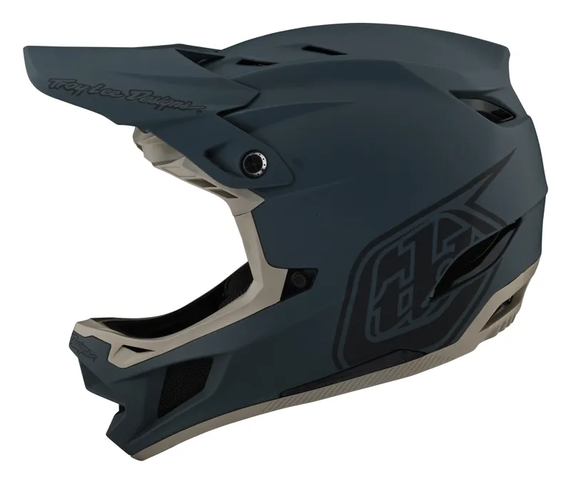 Troy Lee Designs D4 Composite Full Face Helmet in Grey-2