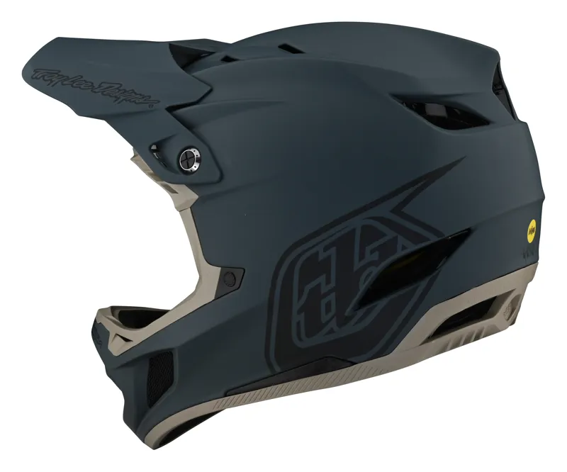 Troy Lee Designs D4 Composite Full Face Helmet in Grey-3