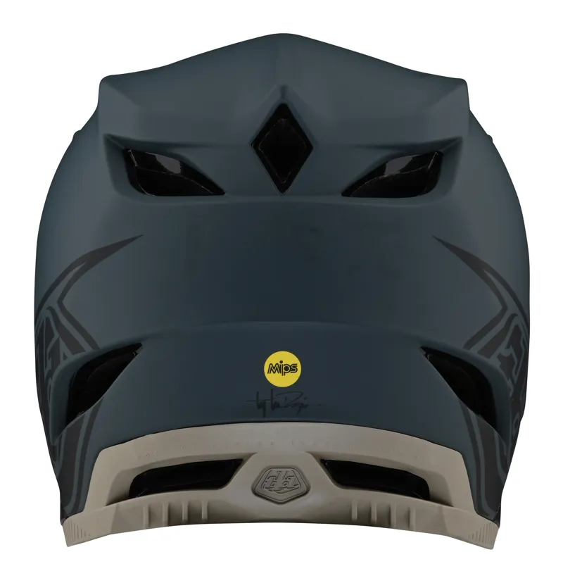 Troy Lee Designs D4 Composite Full Face Helmet in Grey-4