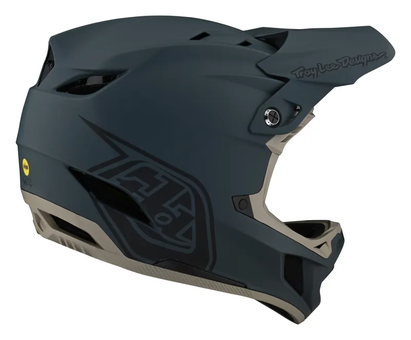 Troy Lee Designs D4 Composite Full Face Helmet in Grey-5