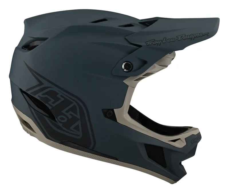 Troy Lee Designs D4 Composite Full Face Helmet in Grey-1