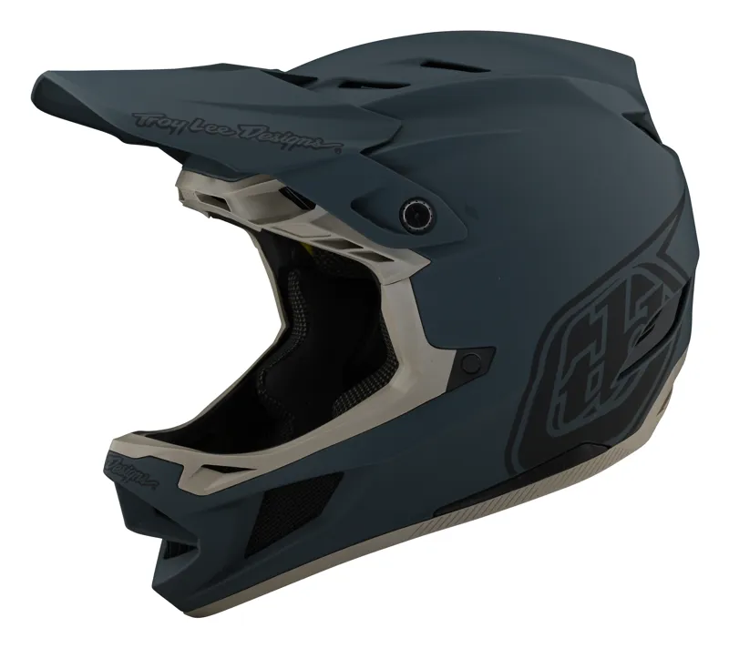 Troy Lee Designs D4 Composite Full Face Helmet in Grey-6