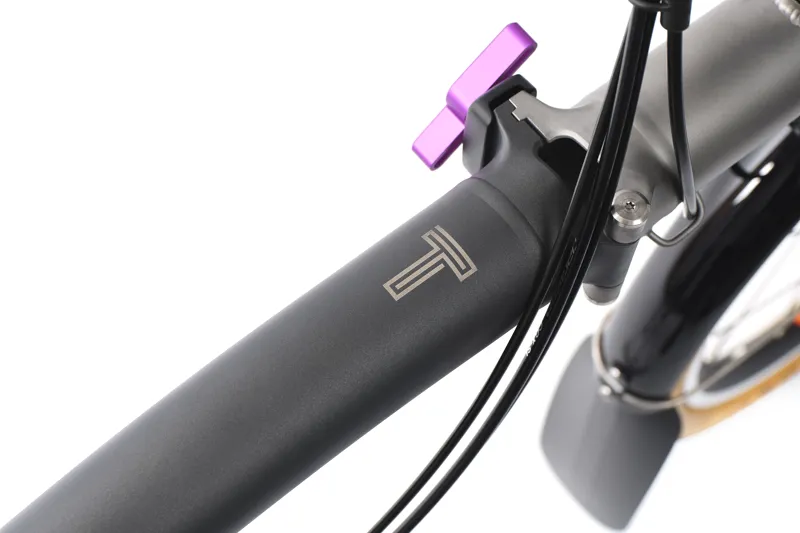 Brompton T Line Ceratech 12 Speed Folding Bike 2025 in Ceratech Black-5