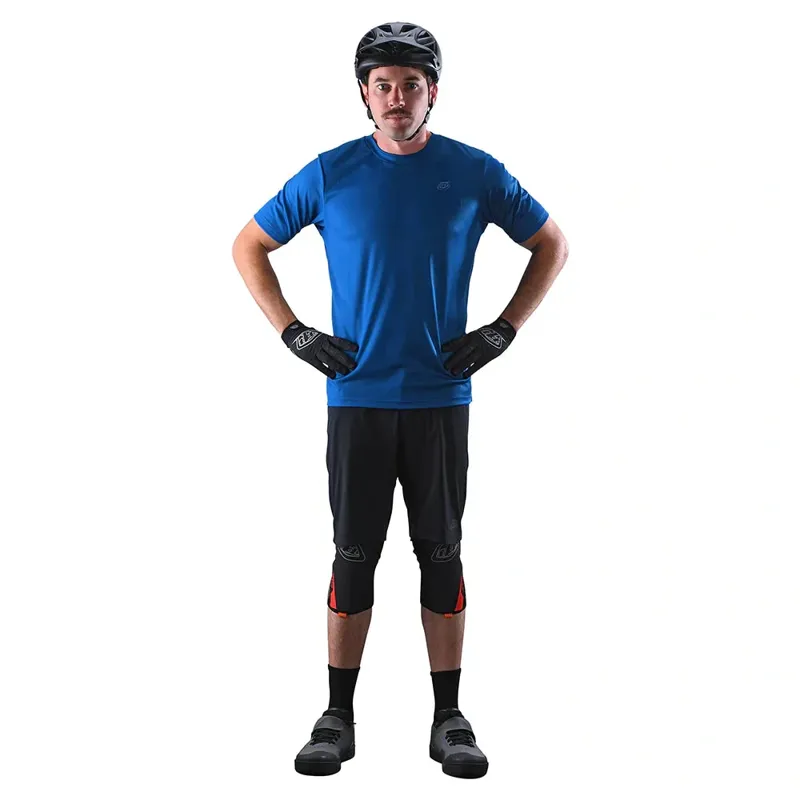 Troy Lee Designs Flowline Short Sleeve Jersey in Slate Blue-2