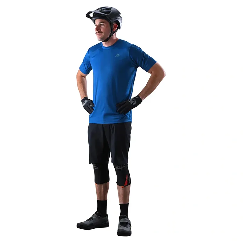 Troy Lee Designs Flowline Short Sleeve Jersey in Slate Blue-3