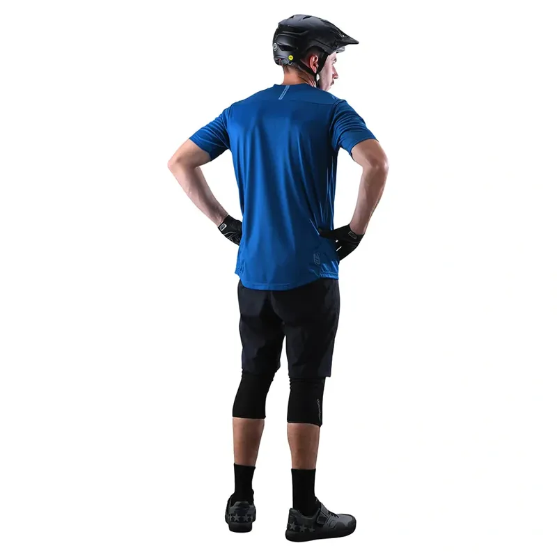 Troy Lee Designs Flowline Short Sleeve Jersey in Slate Blue-4