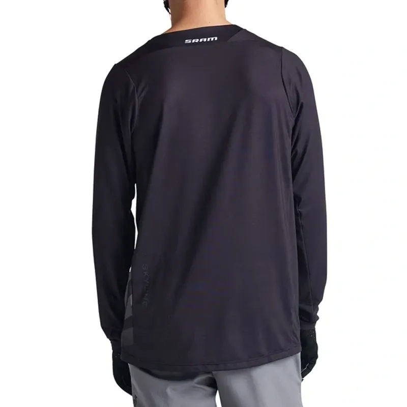 Troy Lee Designs Skyline Long Sleeve Jersey Sram Eagle One in Black-8