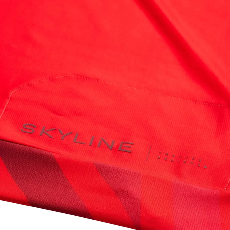 Troy Lee Designs Skyline Long Sleeve Jersey Sram Eagle One in Fiery Red-2