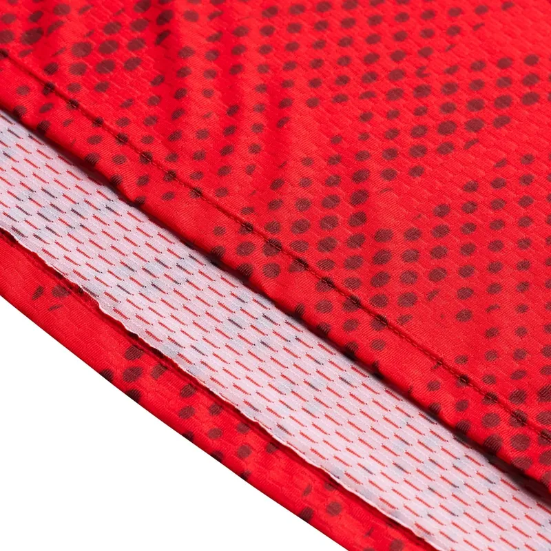 Troy Lee Designs Skyline Air Long Sleeve Jersey Sram Roots in Fiery Red-2
