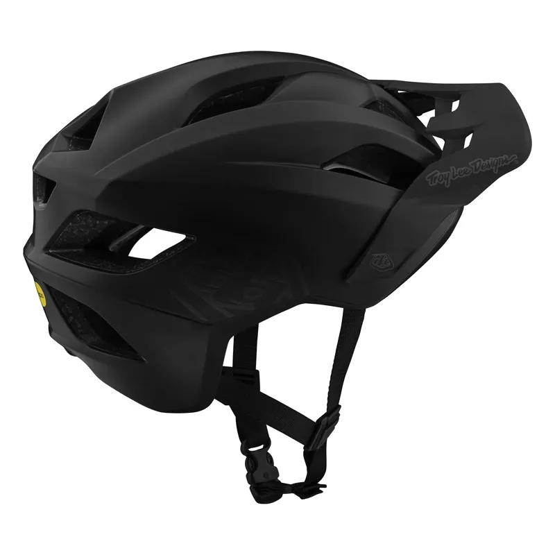  Troy Lee Designs Flowline MIPS Youth Helmet in Point - Black Charcoal-2