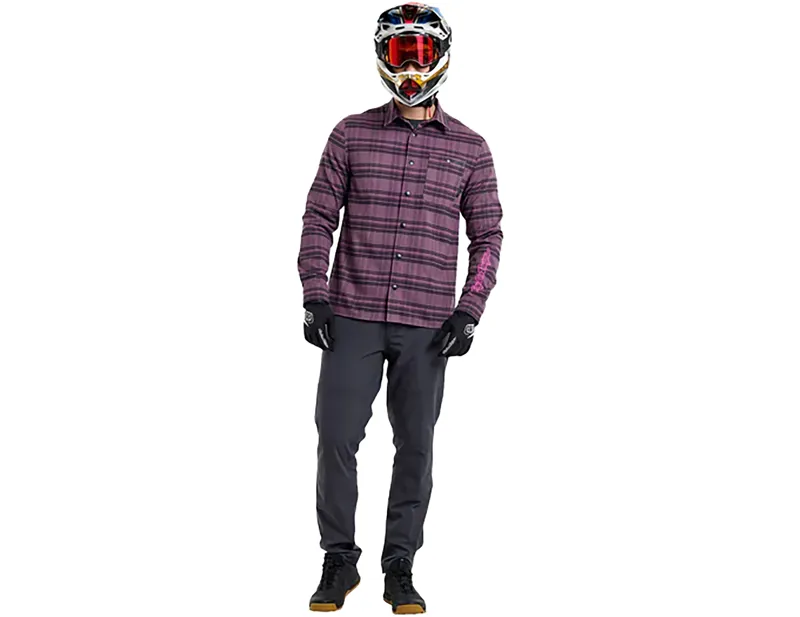 Balfes Bikes Troy Lee Designs Grind Flannel Yd Plaid Deep Purp SM | Free postage over £30, £10 off first order, price match & 0% finance.