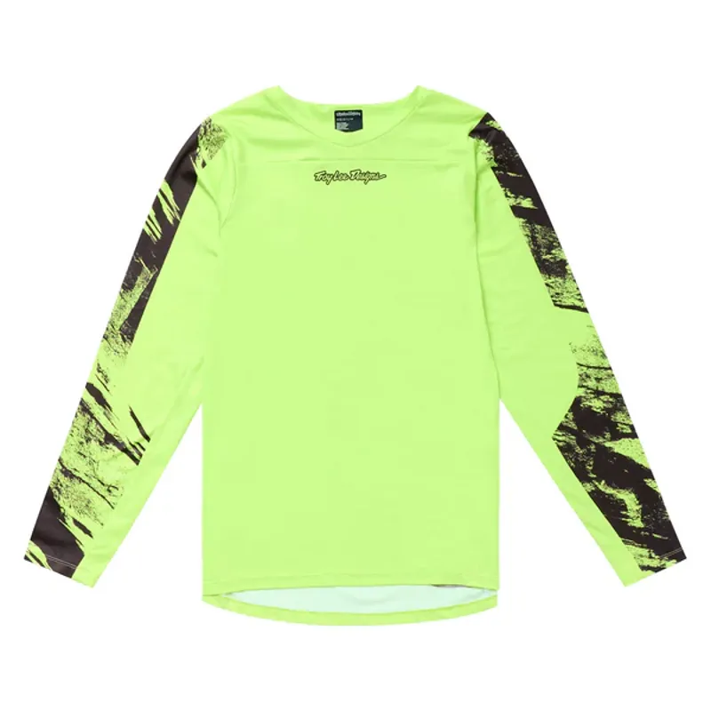 Troy Lee Designs Skyline Chill Jersey in Rockslide Glo Yellow-1