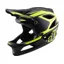 Troy Lee Designs Stage 2 High VZ Helmet in Charcoal/Flo Yellow