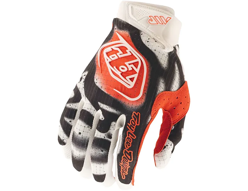 Balfes Bikes Troy Lee Designs Youth Air Glove in White/Infra Red | Free postage over £30, £10 off first order, price match & 0% finance.