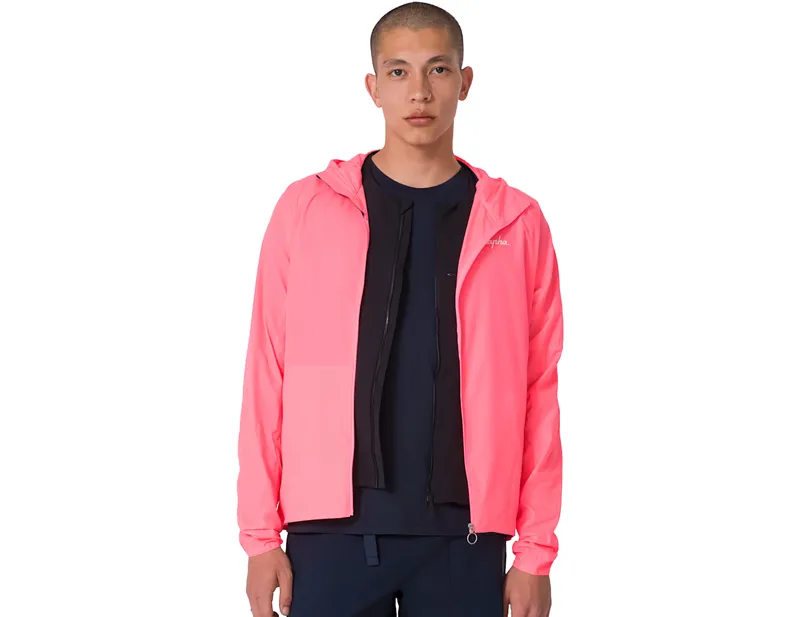 Rapha Commuter Lightweight Jacket in High-Vis Pink-2
