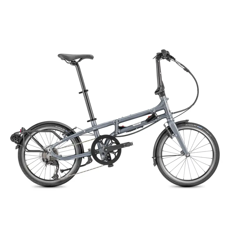 Balfes Bikes Tern BYB P8 Folding Bike 2027 in Silver Blue | Free postage over £30, £10 off first order, price match & 0% finance.