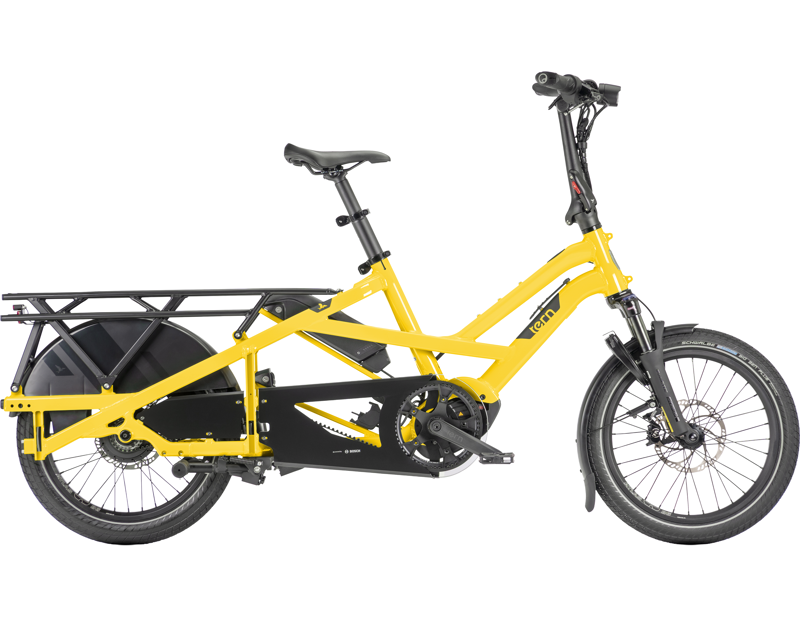 Tern GSD Gen 3 P00 545Wh Performance Electric Cargo Bike 2026 in School Bus Yellow