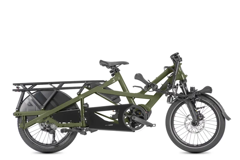 Tern GSD GEN3 P10 Performance Electric Cargo Bike 2026 in Olive Green/Dark Grey-2
