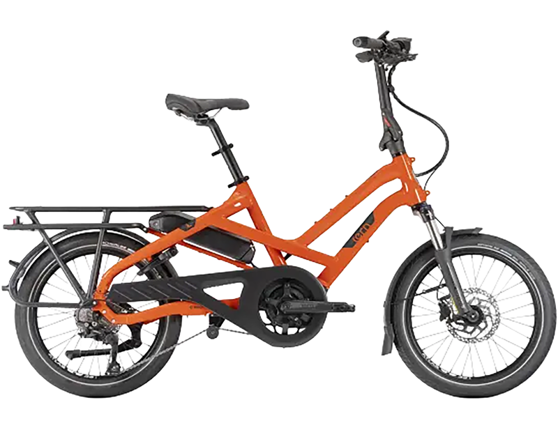 Balfes Bikes Tern HSD P10 Electric Cargo Bike 2026 in Orange | Free postage over £30, £10 off first order, price match & 0% finance.