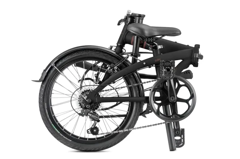 Tern Link B7 Folding Bike 2026 in Satin Charcoal Black-1