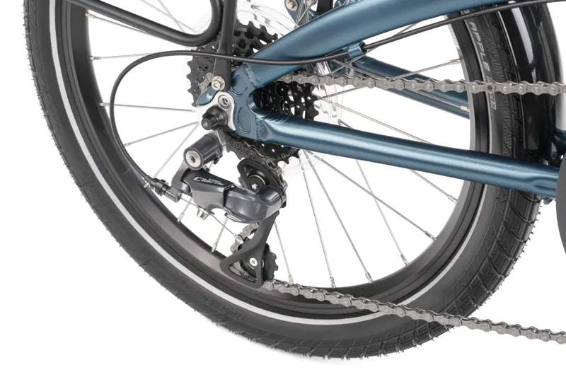 Tern Link D8 Folding Bike 2026 in Satin Peacock Green-4