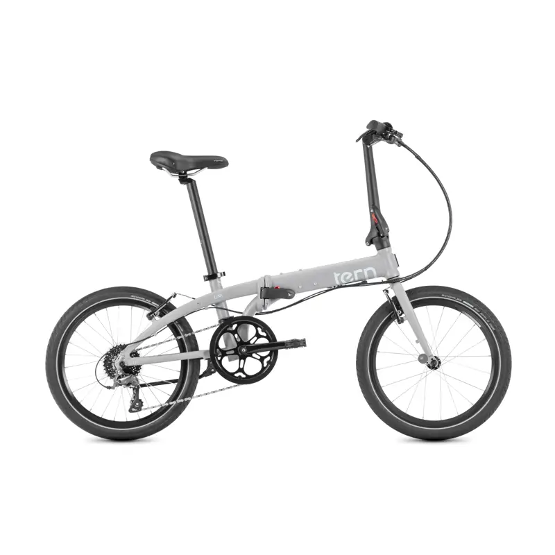 Balfes Bikes Tern Link D8 Folding Bike 2027 in Satin Platinum Pearl | Free postage over £30, £10 off first order, price match & 0% finance.