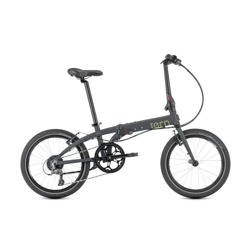 Balfes Bikes Tern Link D8 Folding Bike 2027 in Steel Grey Pistachio | Free postage over £30, £10 off first order, price match & 0% finance.