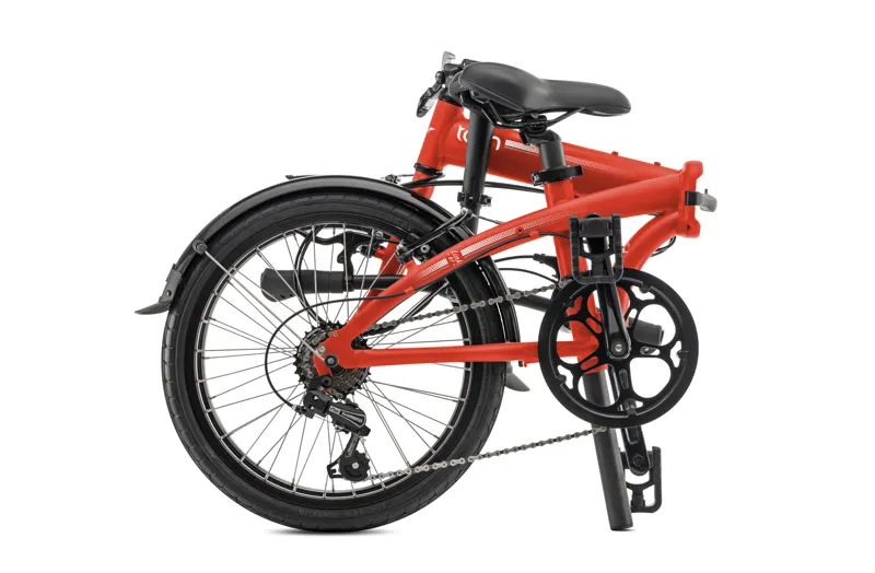 Tern Link B7 Folding Bike 2026 in Matte Red-1