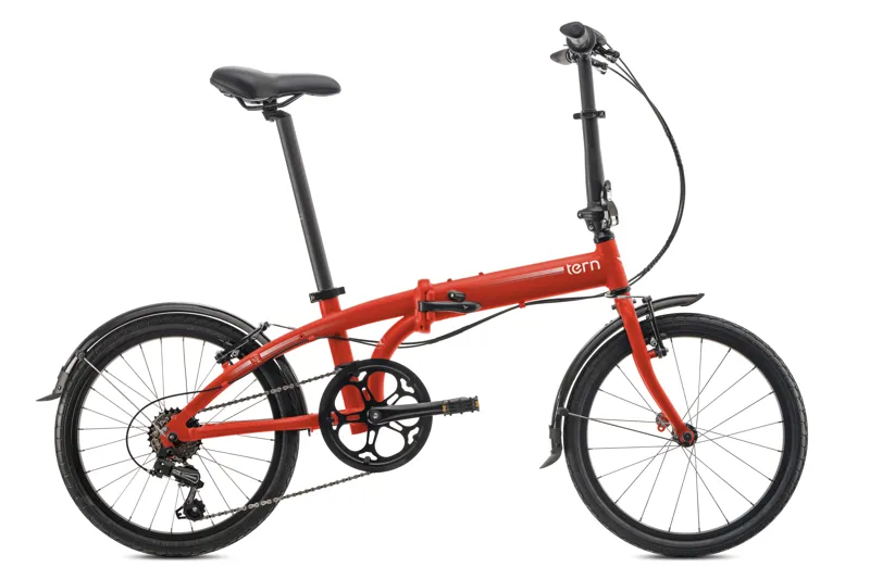 Tern Link B7 Folding Bike 2026 in Matte Red