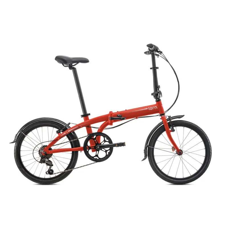 Balfes Bikes Tern Link B7 Folding Bike 2027 in Matte Red | Free postage over £30, £10 off first order, price match & 0% finance.
