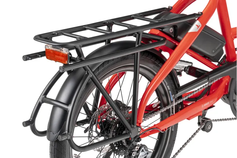 Tern Quick Haul D8 Active Plus Electric Cargo Bike 2026 in Tabasco Red-7