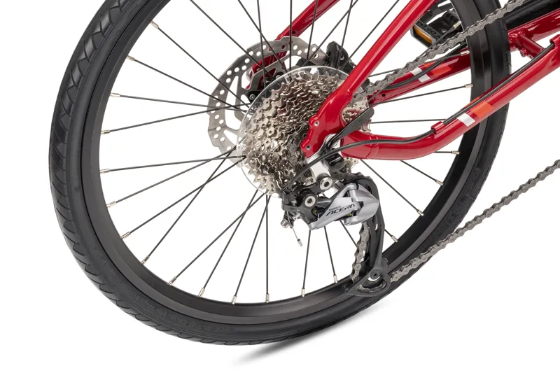 Tern Verge D9 Folding Bike 2027 in Metallic Red-2