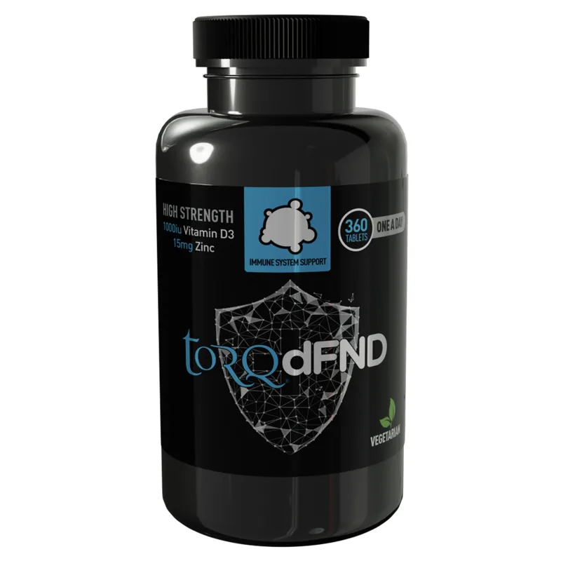 Torq dFND Vitamin D3 and Zinc - 360 Tablets