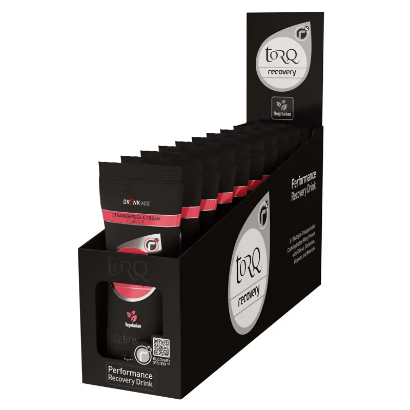 Balfes Bikes Torq Recovery Drink Single Serve Sachets 10x 50g - Strawberries and Cream | Free postage over £30, £10 off first order, price match & 0% finance.